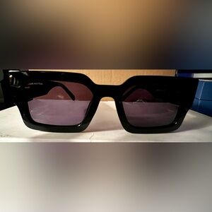 Lv blk and white Sunglasses with Purple Lenses - Women Accessories